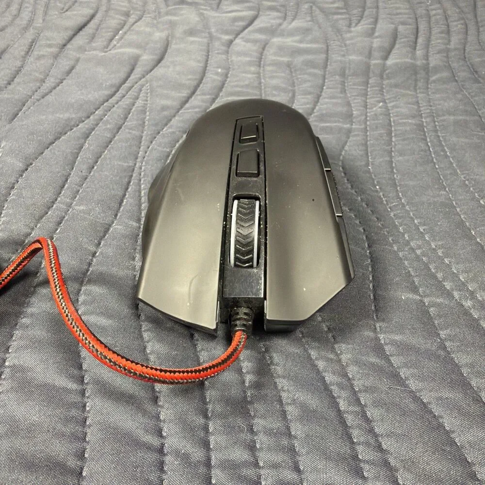 Redragon M601BA RGB Wired Gaming Mouse 7200 DPI USB Tested & Working PC